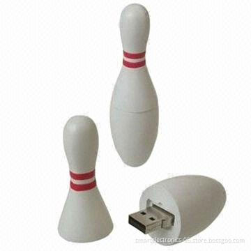 Bowling Pin-shaped USB Flash Drives